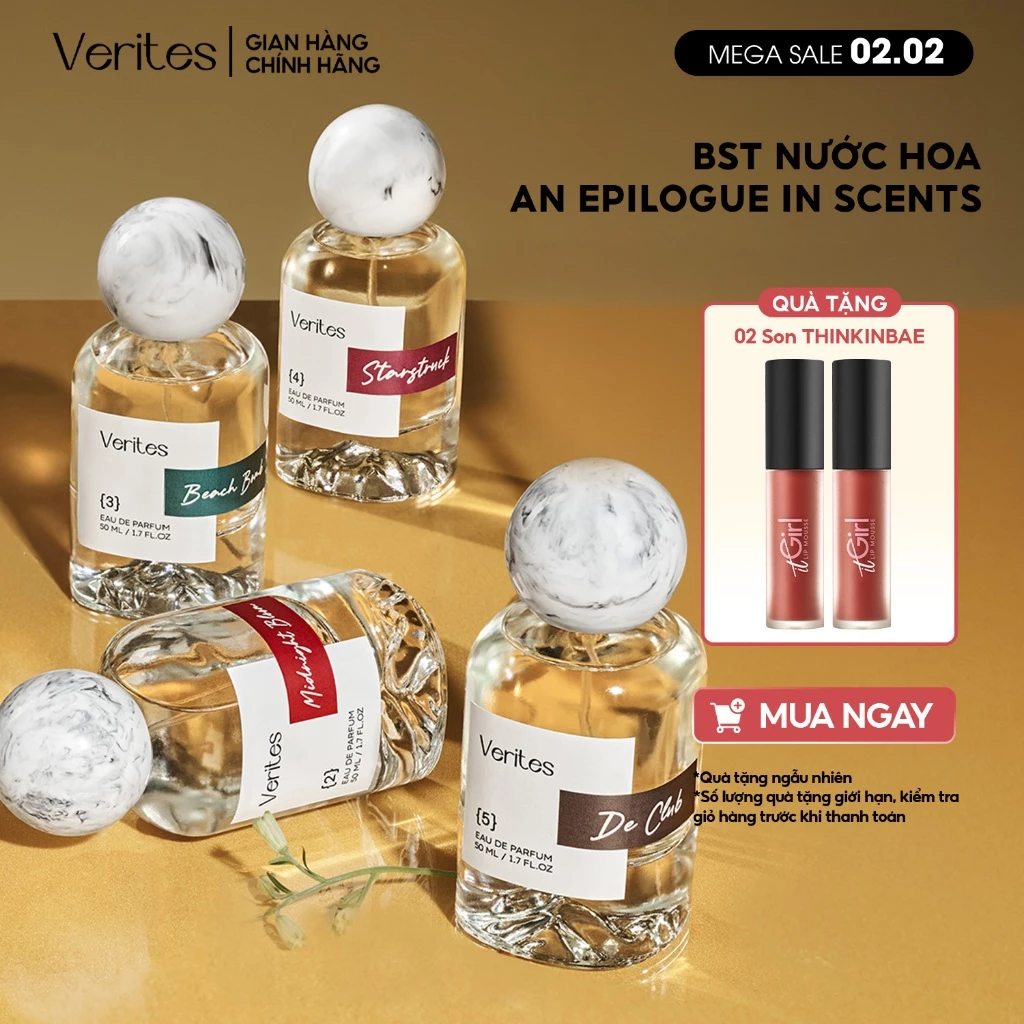 Bộ sưu tập 6 hương nước hoa VERITES The An Epilogue In Scents