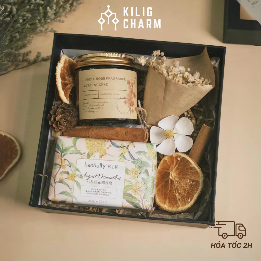 Set quà nến thơm 10 món