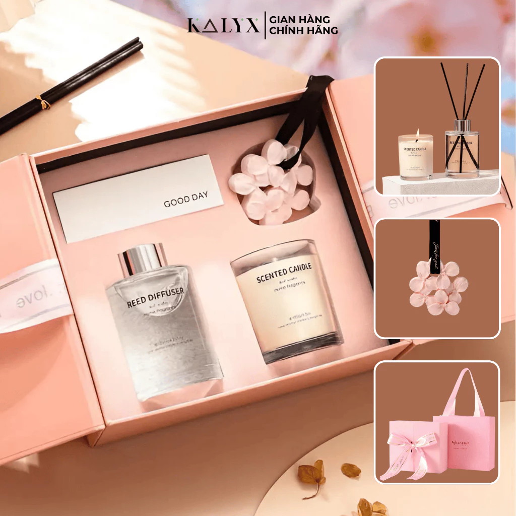 Set Tinh Dầu Thơm, Nến Thơm Và Thẻ Thơm